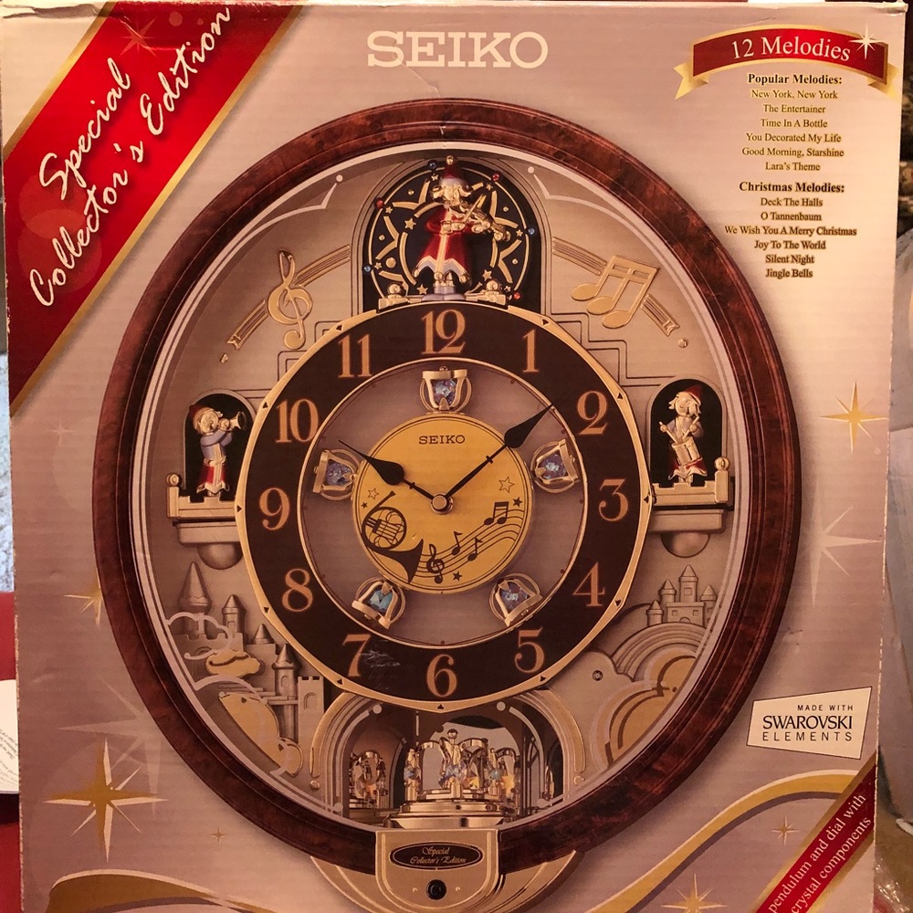 Seiko Melodies in Motion wall clock
